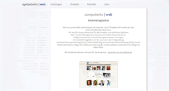 Desktop Screenshot of computento.de